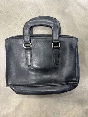 Hunt Club Black Leather Men's Briefcase